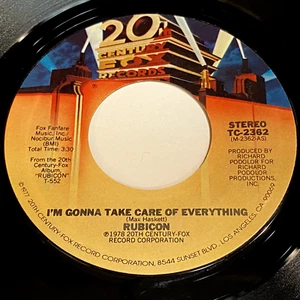 Rubicon - I'm Gonna Take Care Of Everything / That's The Way Things Are 45 - Picture 1 of 2