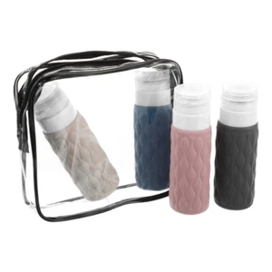 4 Pcs Travel Bottle Airplane Bottles Skincare Containers for Toiletries - Picture 1 of 12