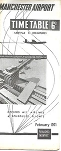 Airline Timetable - Manchester Airport - 02/71 (UK) - Picture 1 of 1