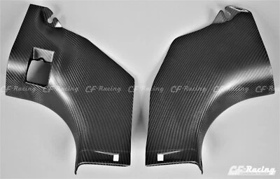 Alféizares de puerta Mitsubishi Lancer Evo X (delanteros lejanos) - 100 % fibra de carbono mate Foto 1 de 4