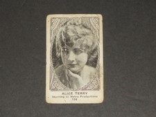 E123 American Caramel MOVIE STARS #116/120, ALICE TERRY, ROUGH HIGH NUMBER CARD!