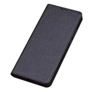 Genuine Leather Flip Case with Kickstand for Realme - Picture 1 of 14