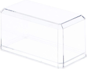 164C Clear Plastic Display Case Scale Cars, 3.5" X 1.625"  X 1.75", Pack of 2