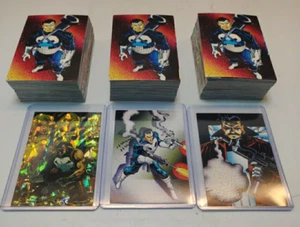 3x SETS  1992 Punisher War Journal Trading 90 Cards Marvel Scratch & Popularity - Picture 1 of 9