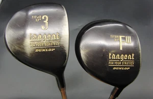 Set Of 2 Dunlop Tangent 17° 3 Wood & 21° Fairway Wood Regular Graphite Shafts - Picture 1 of 5