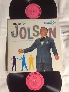 Al Jolson 12” Vinyl 2 LP Set The Best Of 1962 Decca DXA 169 - Picture 1 of 3