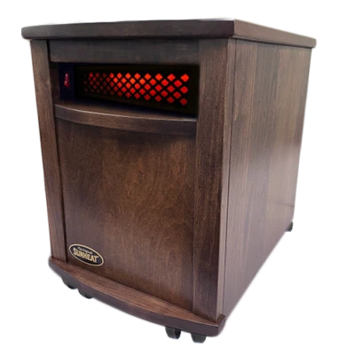 SunHeat EE. UU. Calentador de IR Hecho a Mano Gabinete Amish 1500 vatios 5 años con 3 clrs Foto 1 de 4