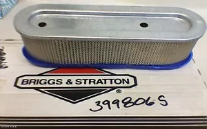 Cartucho de filtro de aire Briggs & Stratton 399806S GENUINO (D2) - Imagen 1 de 3