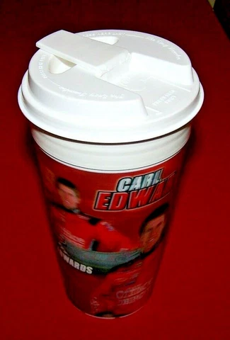 CARL EDWARDS - NASCAR - Thermal Cup w/ Tumbler Lid - 3D Motion Image Cover