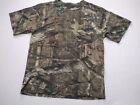 Vintage Russell Outdoors Break Up Go Infinity Camo Hunting T-Shirt Smal Or 18X24