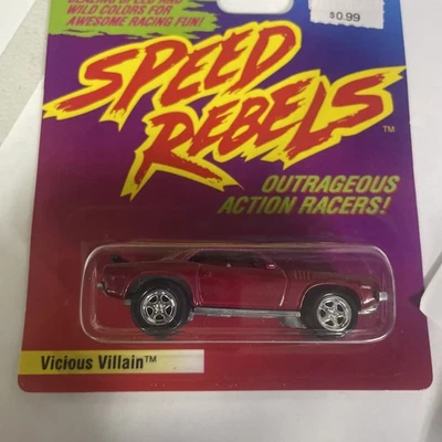 Johnny Lightning Speed Rebels -Vicious Villain Plymouth Hemi-Cuda 1/64 rojo/rosa Foto 1 de 3
