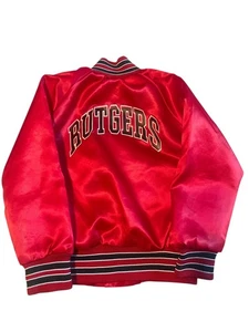 Vintage Rutgers University Varsity Jacket - Kids Youth Size 4 - Chalk Line - Picture 1 of 15