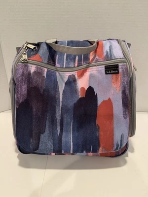 L.L. BEAN TRAVEL BAG Hanging Toiletry Pack Shower Carryall Makeup Foto 1 de 4