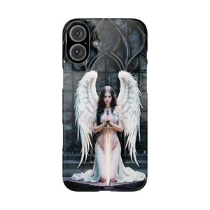 Angel Warrior Gothic Slim iPhone Handyhülle passend für 16 15 14 13 12 11  - Bild 1 von 73