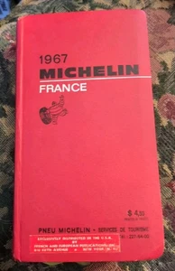 1974 Michelin Red Guide Map Of France Atlas Hardcover Book - Picture 1 of 7