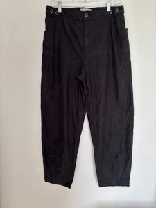 Everlane verstellbare Taille Damen 8 schwarz Bio-Baumwolle große Taschen - Bild 1 von 9