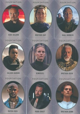 NUEVO Apple TV Show Foundation Temporada 1 y 2 Completo 27 Personajes Juego de Persecución de Cartas Foto 1 de 4