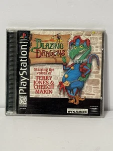 Blazing Dragons (Sony PlayStation 1, 1996) W/manual No Reg Card - Picture 1 of 5