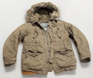 Vintage Abercrombie Military Field Coat L Army Jacket Expedition Parka Safari - Picture 1 of 5