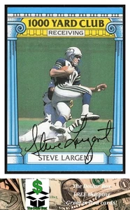 1987 Topps 1000 Yard Club #18 Steve Largent - Seattle Seahawks - Picture 1 of 2