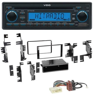 VDO AUX MP3 1DIN CD USB Autoradio für Nissan Cube ab 09 Frontier ab 13 Juke ab 1 - Bild 1 von 4
