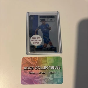 Leicester JAMES JUSTIN RC 9/57 -2020/21 PANINI IMPECCABLE ROOKIE METAL - Picture 1 of 2