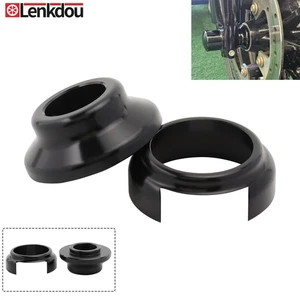 Front Axle Wheel Spacers For Harley Touring Road Glide Road King with ABS Brakes - Picture 1 of 8