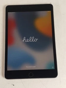 Apple iPad Mini 4th Gen A1538 128 GB IOS 15.7.5 Space Gray WiFi Only Tablet - Picture 1 of 6