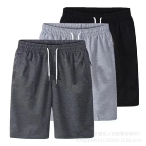 Herren Einfarbig Mode Lässig Lockere Kleidung Dünne Fünf-Punkt Sporthose - Bild 1 von 34