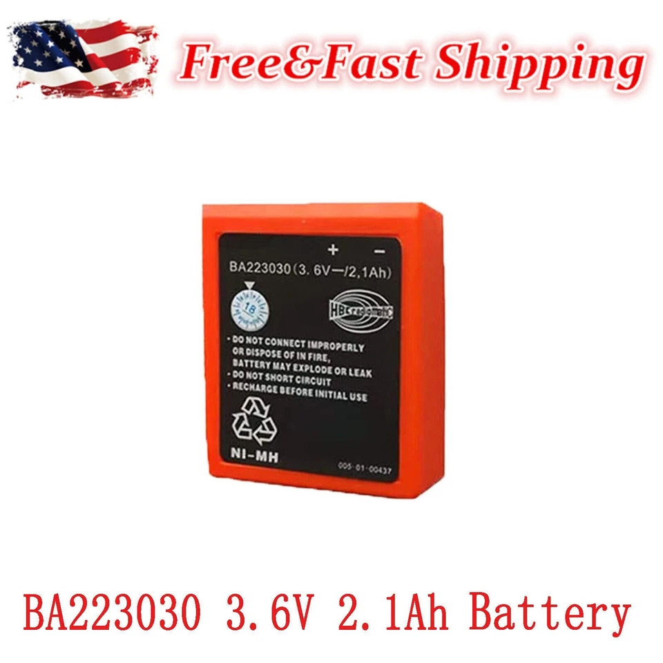 Batería US BA223030 3.6V 2100mAh BA223030 para grúa HBC control remoto inalámbrico Foto 1 de 4
