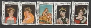 LUXEMBURGO - 1979 FONDO NACIONAL DE BIENESTAR conjunto de 5 montadas sin montar o nunca montadas - Cáritas - pinturas de vidrio - Imagen 1 de 1