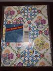 NOS Forget Me Not Gardeners Gift Wrap Heavier Paper  VINTAGE