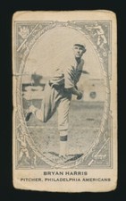 1922 W573 Strip Card (like E120) -BRYAN "SLIM" HARRISS (Philadelphia A's)