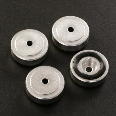 4x Altavoz 30mm Chasis Pies CD Amplificador Base Aluminio Aislador  Foto 1 de 2