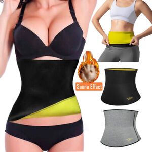 Hot Sweat Belt Waist Slimming Girdle Stomach Wrap Band For Gym Sessions Shapers