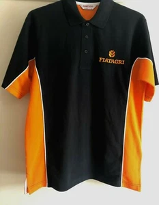 Fiatagri Tractor Embroidered Contrast Polo Shirt - Small to 3XL - Picture 1 of 3