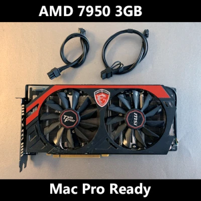 AMD HD 7950 3GB VRAM | Mac Pro Ready | Metal Support for Mojave     Monterey - Image 1 of 2