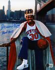 Bernard King Signed Auto 8x10 Photo HOF 2013 New York Knicks Beckett BAS COA #1