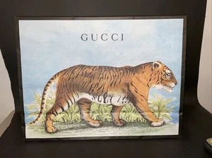 RARE Very Large Gucci Shopping Bag Jungle Tiger 22” X 29 1/2” Brand New - Picture 1 of 9