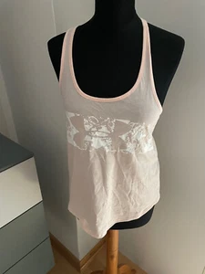 UNDER ARMOUR SPORT TOP SHIRT GR. SM 38/40 BAUMWOLLE LACHS FARBEN - Bild 1 von 2