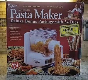Ronco Ron Popeil P400 Automatic Pasta Maker 24 Dies - Open Box! Gnocchi Shells - Picture 1 of 4