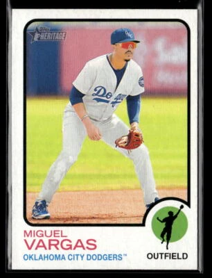 2022 Topps Heritage Minor League #196 Miguel Vargas - Image 1 of 2
