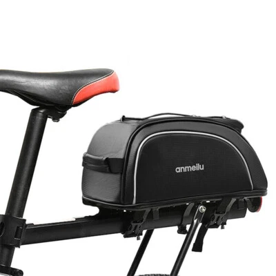 Bolsa de asiento trasero para bicicleta Anmeilu 8L alforja de ciclismo bolsa de maletero para exteriores Foto 1 de 4