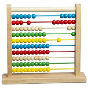 Abacus Educational Toy Learn Math Classic Wooden Kids Counting Child 100 Beads - Picture 1 of 8