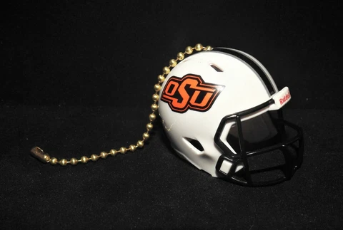 OKLAHOMA STATE OSU COWBOYS Ceiling Fan HELMET PULL CHAIN New Football (1 hole) Cover