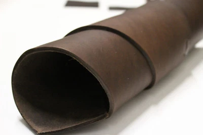 Zuschnitte + Riemen, Rindleder, Antikleder, Fettleder, Dickleder 4,2 + mm, braun - Bild 1 von 4