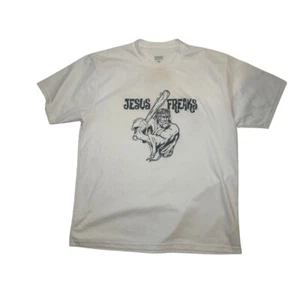 Vintage Jersey Jesus Freaks Baseball Trashed Worn See Images Size XL Augusta - Picture 1 of 9