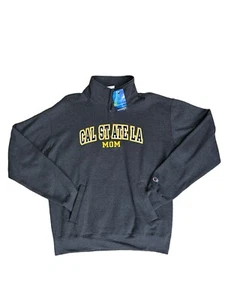 NEW Cal State LA University Champion CSLA Mom Size XL 1/4 Zip Sweatshirt Sweater - Picture 1 of 6