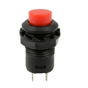 50pcs Red 12mm Momentary Push Button Switch Horn 125V/3A Doorbell Car 12V - Bild 1 von 1