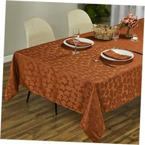Thanksgiving Tablecloth Maple Leaf, Harvest, 102" x 60" (Rectangular) Rustic - Picture 1 of 7